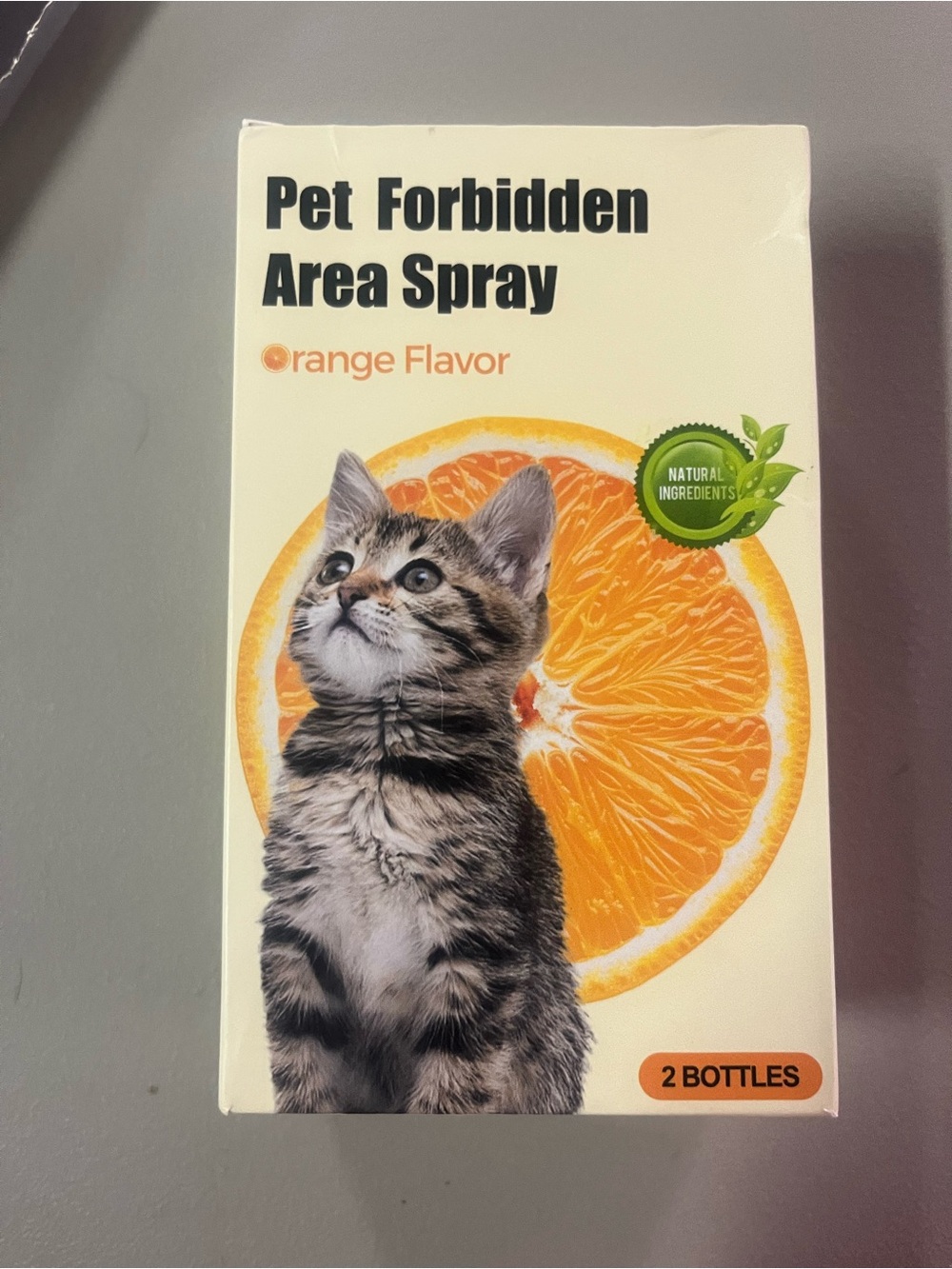 Pet Forbidden Area Spray - Orange Flavor (Orange)
